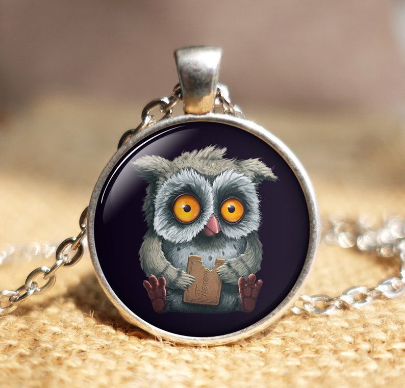 Owl Necklace Jewelry Owl Jewelry Owl Pendant Necklace Owl Etsy