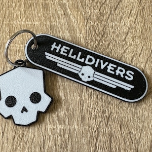 Helldiver Keychain - Personalizable  !!!