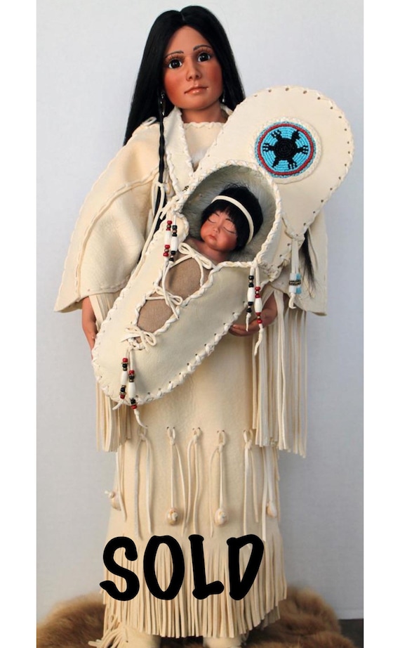 native american porcelain dolls