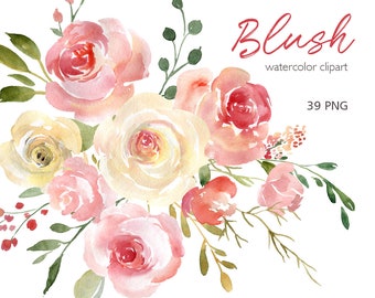 Download Watercolor Flowers Etsy