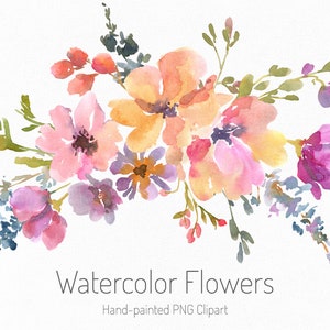 Zacht roze aquarel bloemen clipart blozen romantische bruiloft bloemen clip art PNG licht krans boeket digitale download gratis commercieel gebruik