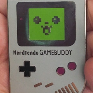 Nerdtendo Gamebuddy hard enamel Pin