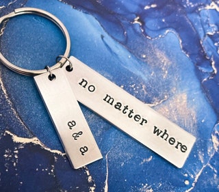No Matter Where Keychain