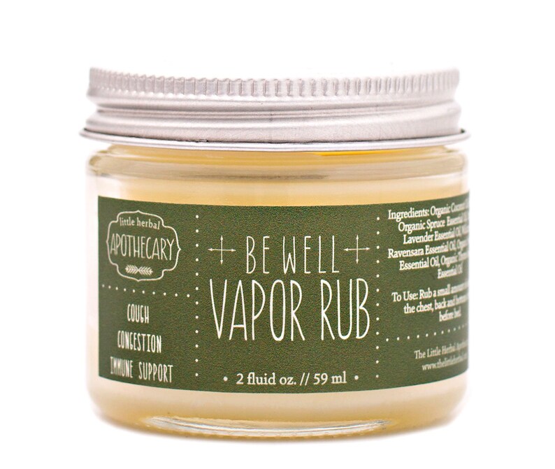 Vapor Rub Pure Essential Oils Organic Kids Cold Season Etsy