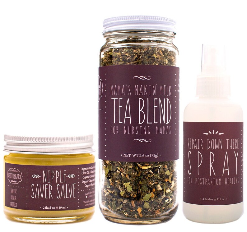 New Mom Survival Kit Baby Shower Gift Breastfeeding Support Etsy