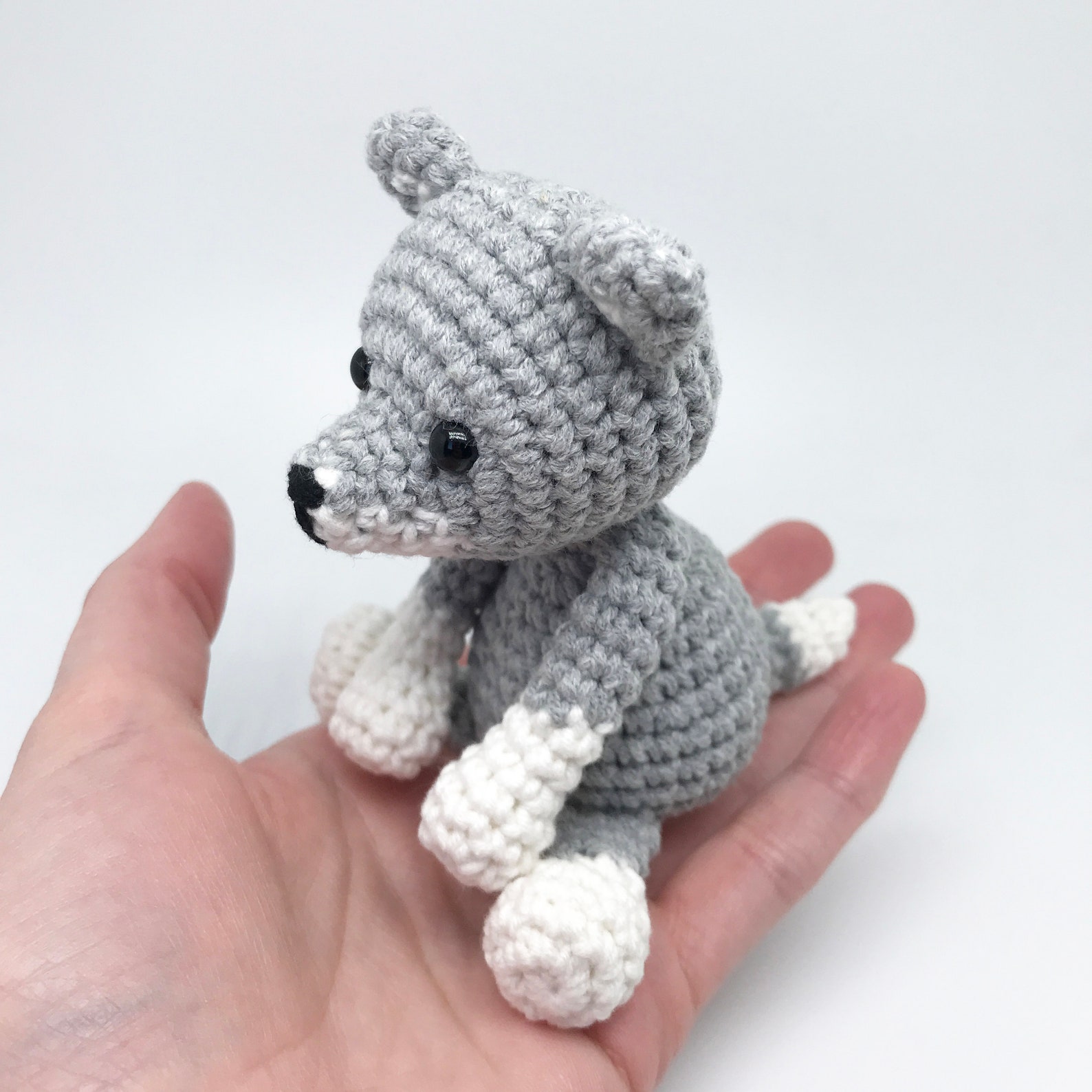 Crochet wolf PATTERN amigurumi Nosew crochet pattern Etsy