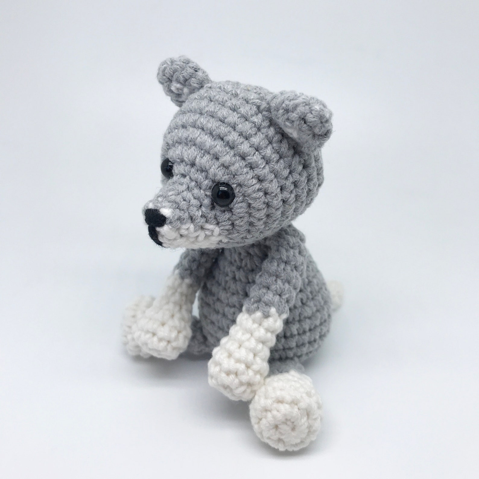 Crochet wolf PATTERN amigurumi No-sew crochet pattern | Etsy
