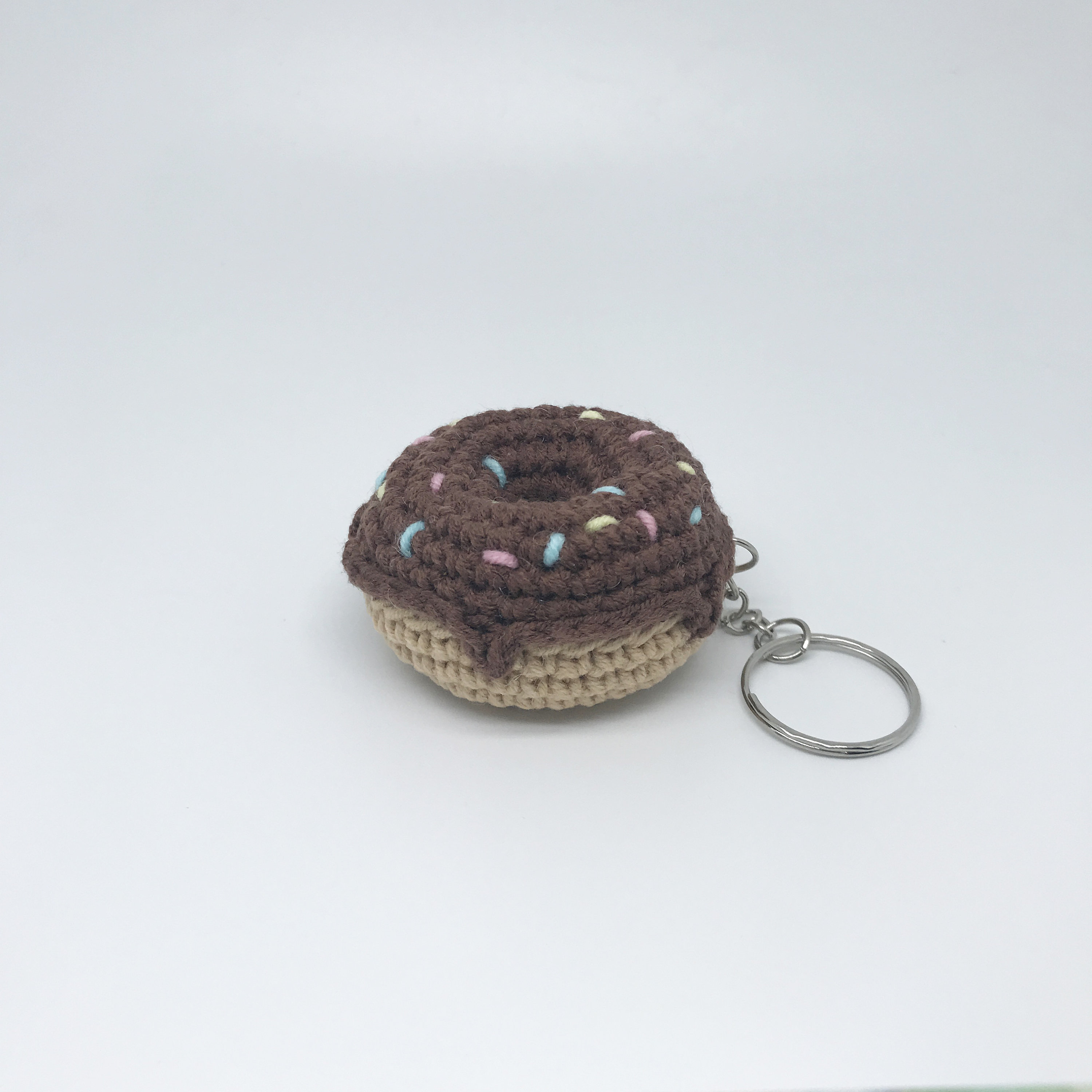 Crochet donut keychain Crochet food Amigurumi donuts toy Etsy