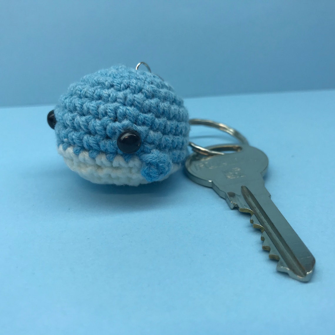 Crochet whale keychain toy Cute animal keychains Whale Etsy