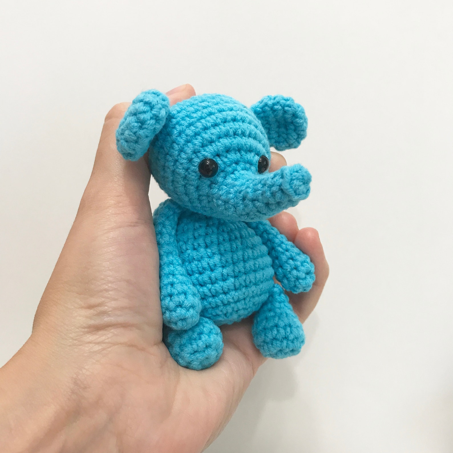 Elephant crochet PATTERN nosew Onepiece amigurumi pattern Etsy