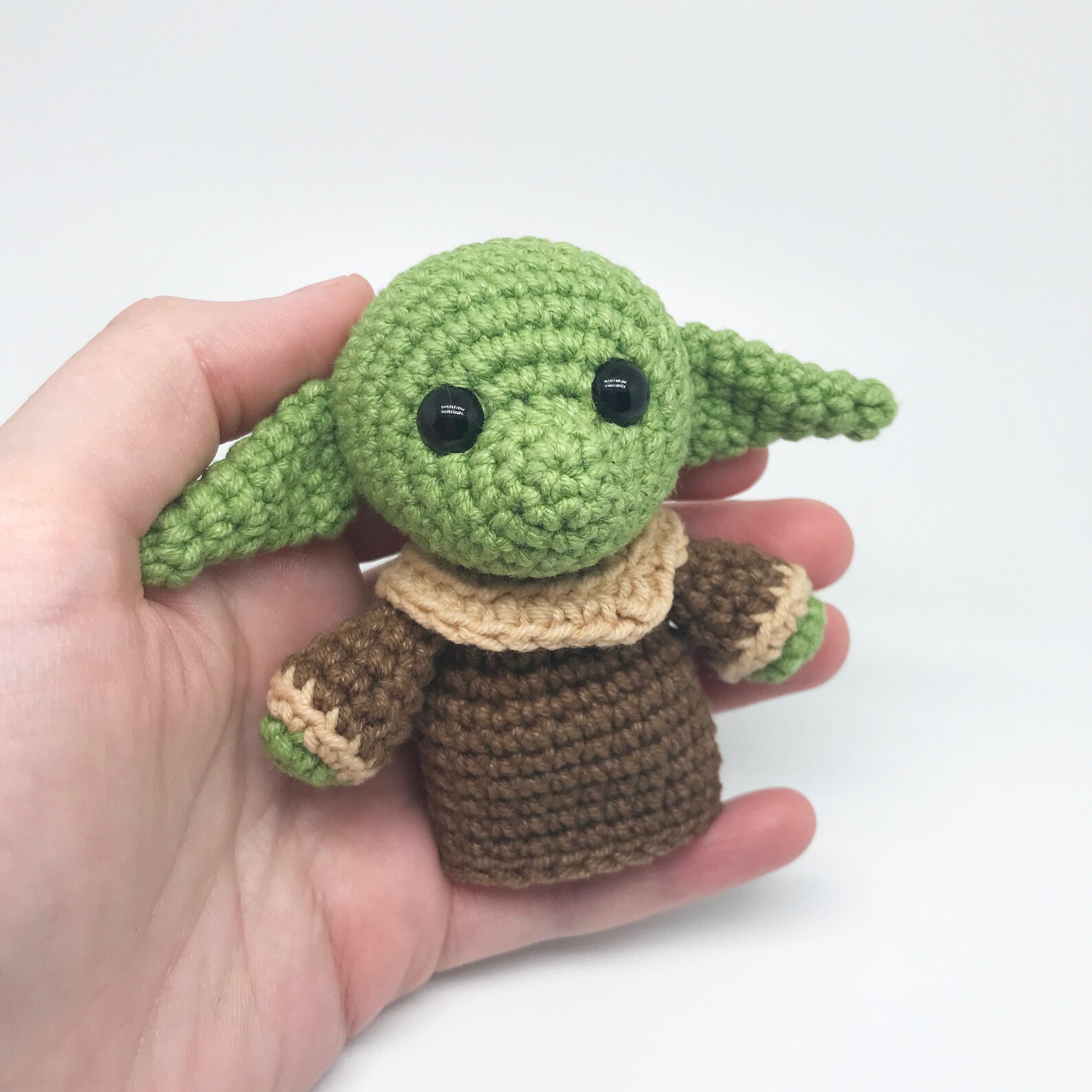 Crochet Grogu PATTERN Nosew crochet pattern Etsy