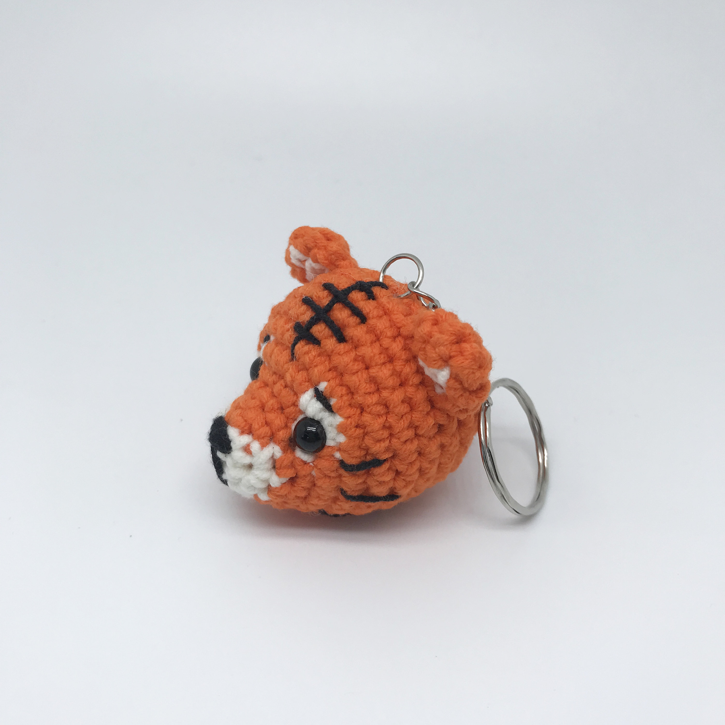 Crochet tiger head Tiger keychain crochet Tiger 2022 Etsy