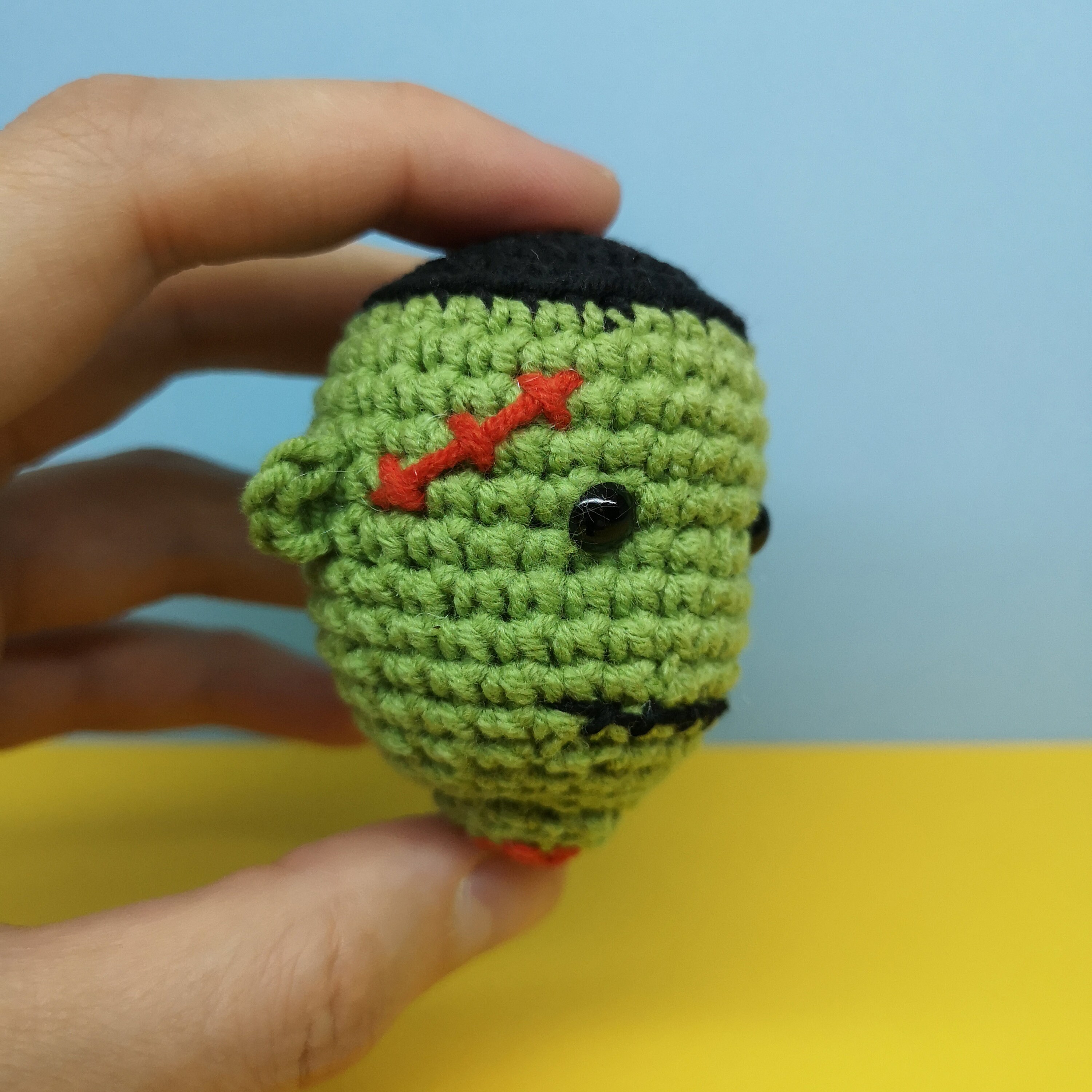 Crochet zombie PATTERN keychain amigurumi Etsy