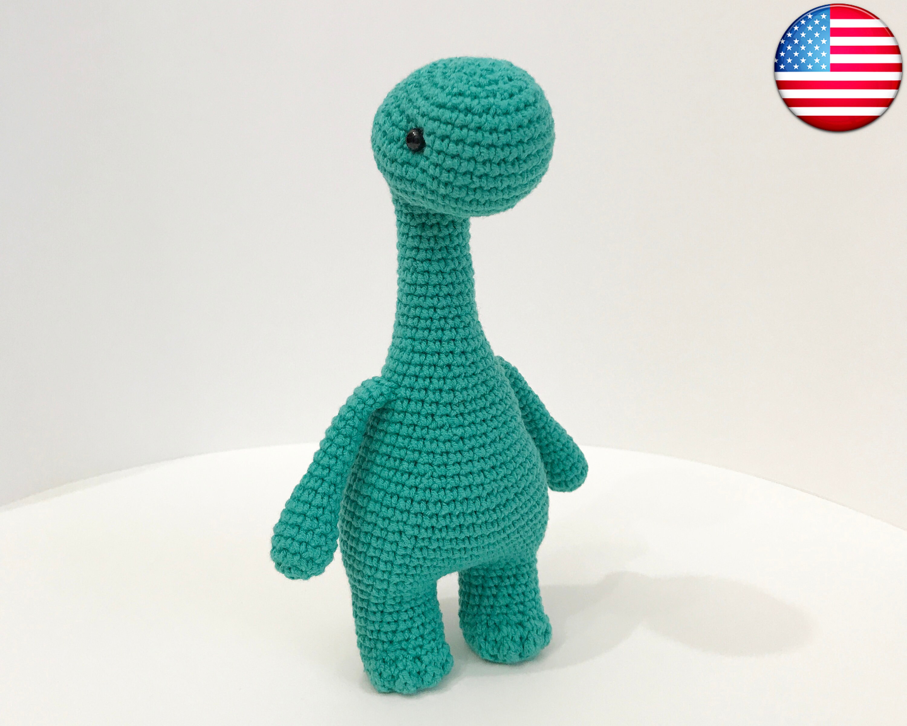 Dinosaur crochet PATTERN nosew Dinosaur amigurumi pattern Etsy
