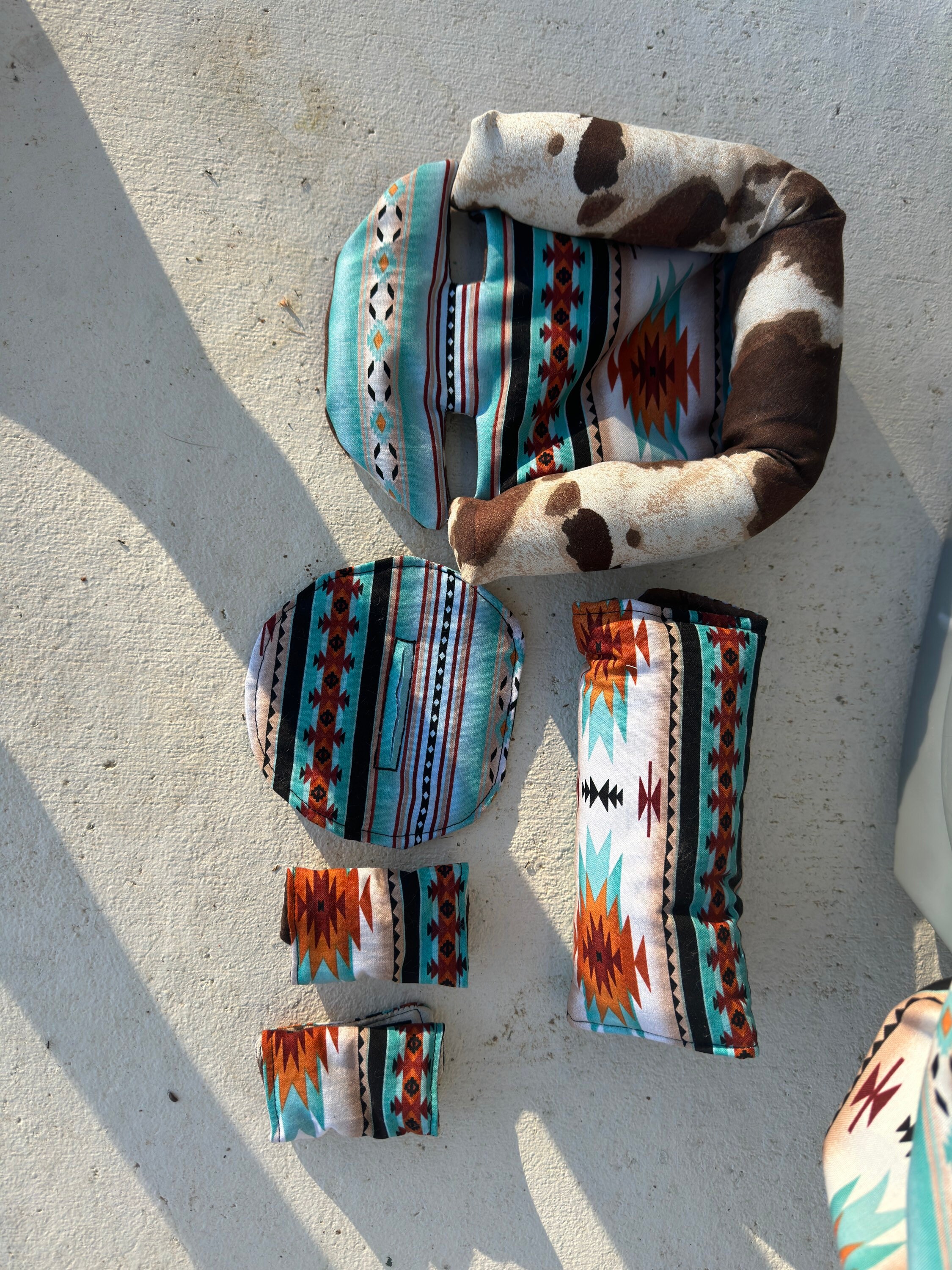 Western Non Soft Cowhide Car Seat Cover Etsy