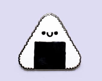 Kawaii Onigiri Hard Enamel Pin