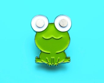 Kawaii Frog Enamel Pin