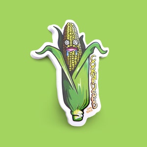 CORNFUSED  | Vinyl Die Cut Sticker