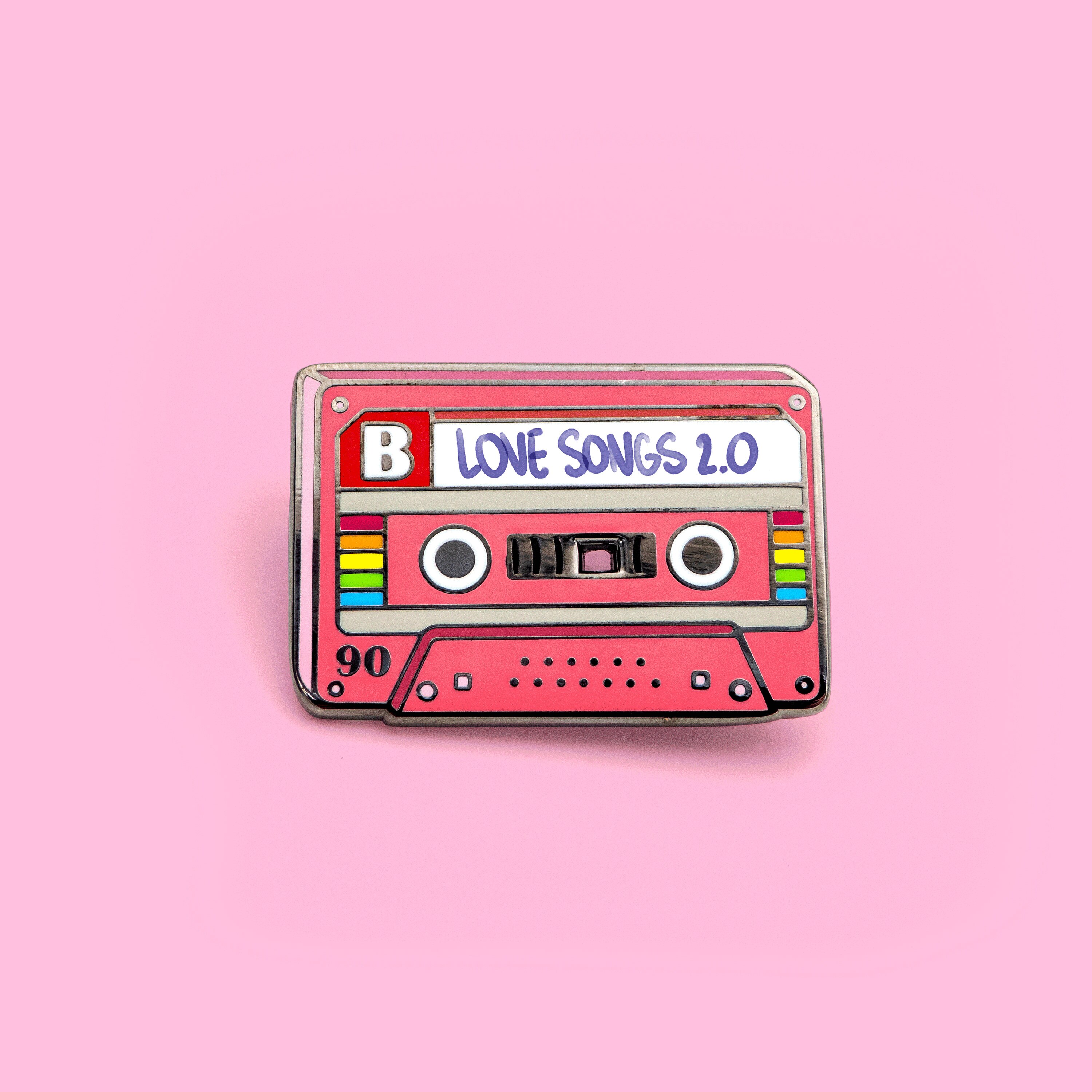Old School Mixtape Pin - Write Your Own Title on the Pin - Hard Enamel ...