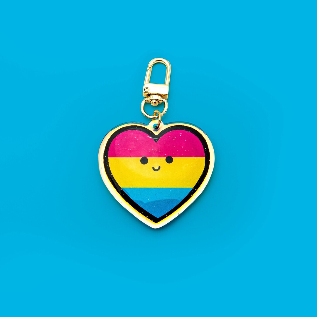 Pride Charms Pansexual Pride Keychain - 'I'm Pantastic' Stainless