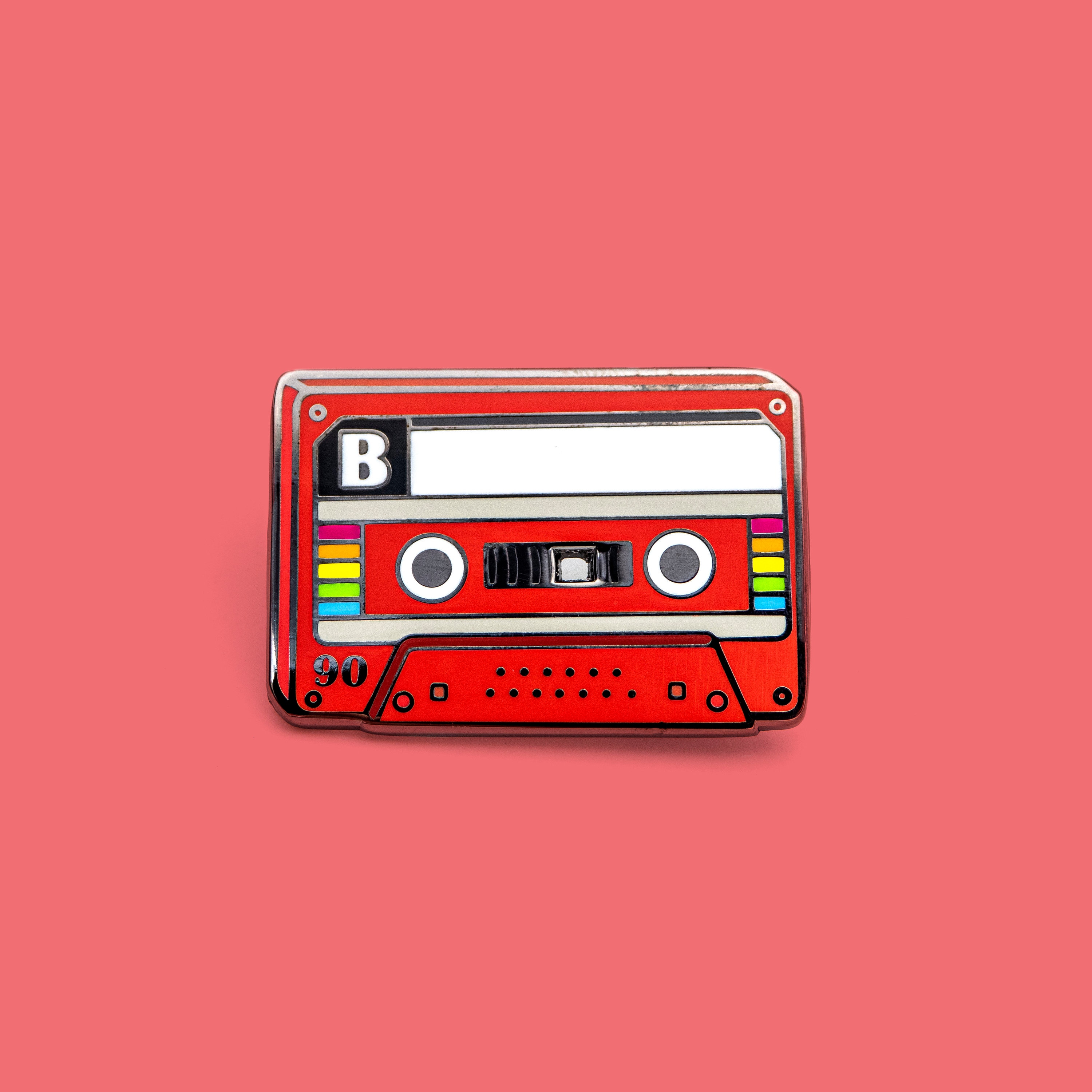 Old School Mixtape Pin - Write Your Own Title on the Pin - Hard Enamel ...
