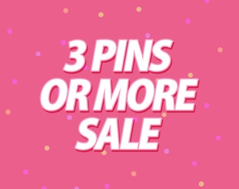 Pick 3 or more A-grade Enamel Pins - Collectable Enamel Pin Cloisonné Lapel Pin Badge Kawaii Pin Brooch