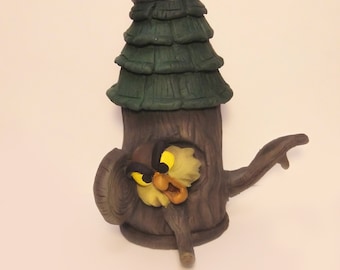 The Sword in the stone (Archimedes). Handmade polymer clay action figure.  Unique collectible.