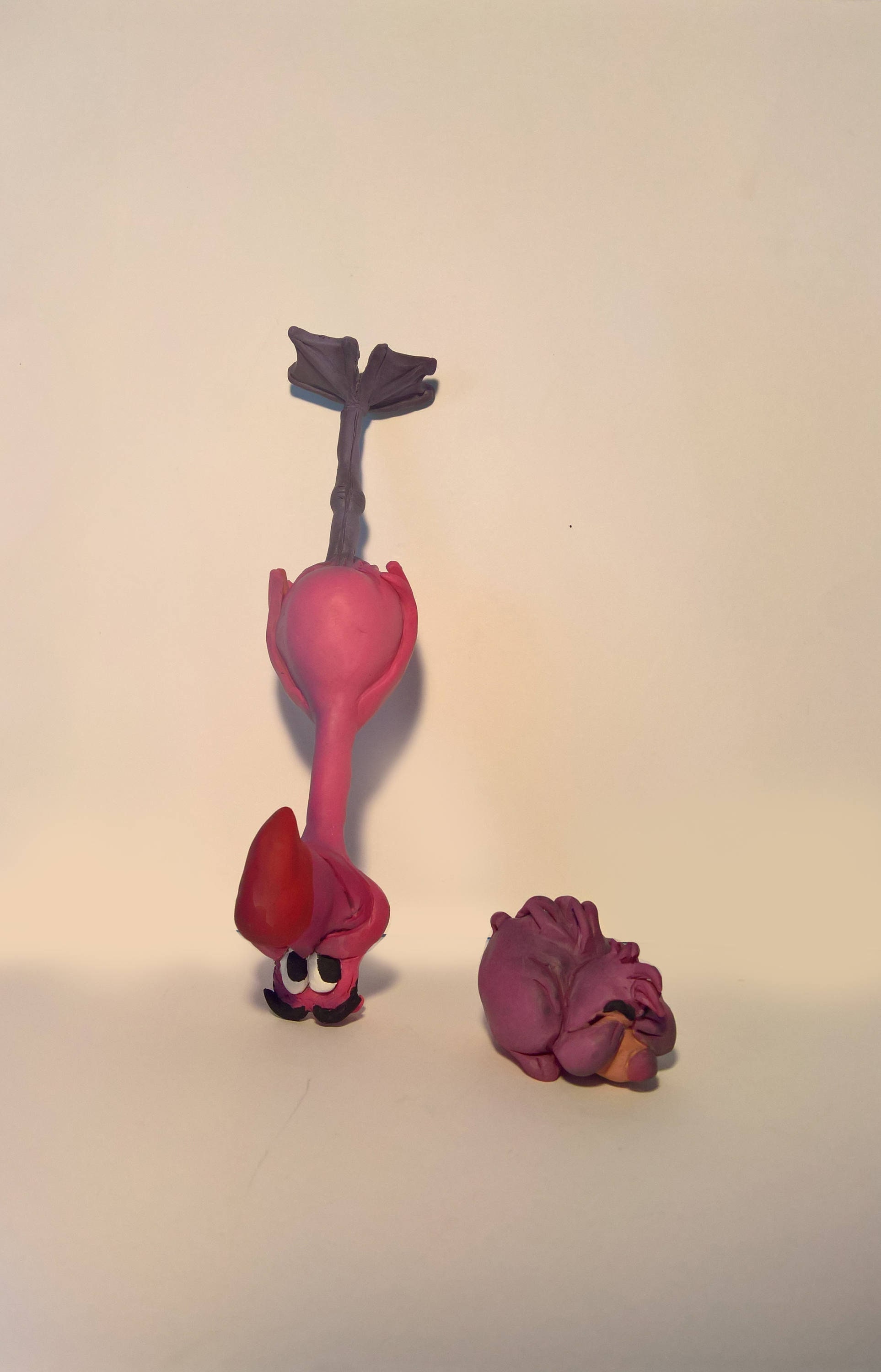 不思議の国のアリス（フラミンゴとハリネズミ）ポリマークレイ製