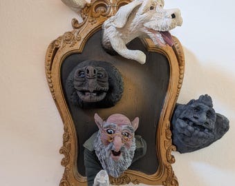 The NeverEnding Story. Handmade polymer clay action figure.  Unique collectible.