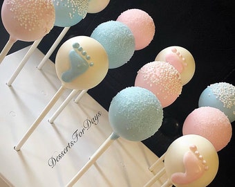 baby shower cake pop