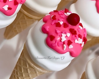 1dz. Valentine’s Day Ice Cream Cake Pops. Ice Cream Party. Ice Cream Theme. Summer Party. Summer Theme.Ice Cream Lover .Custom cakepops
