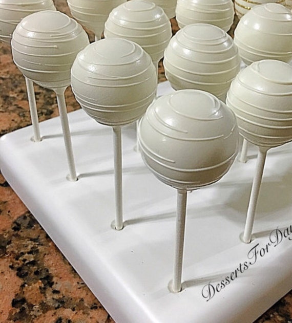 Sweet Creations Cake Pop Press White / Round Makes 5 Cake Balls at a Time  NIP