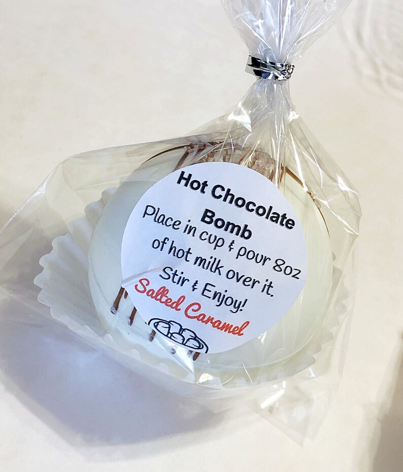 SINGLE Hot Chocolate Bomb. Individually Wrapped Hot Cocoa Etsy