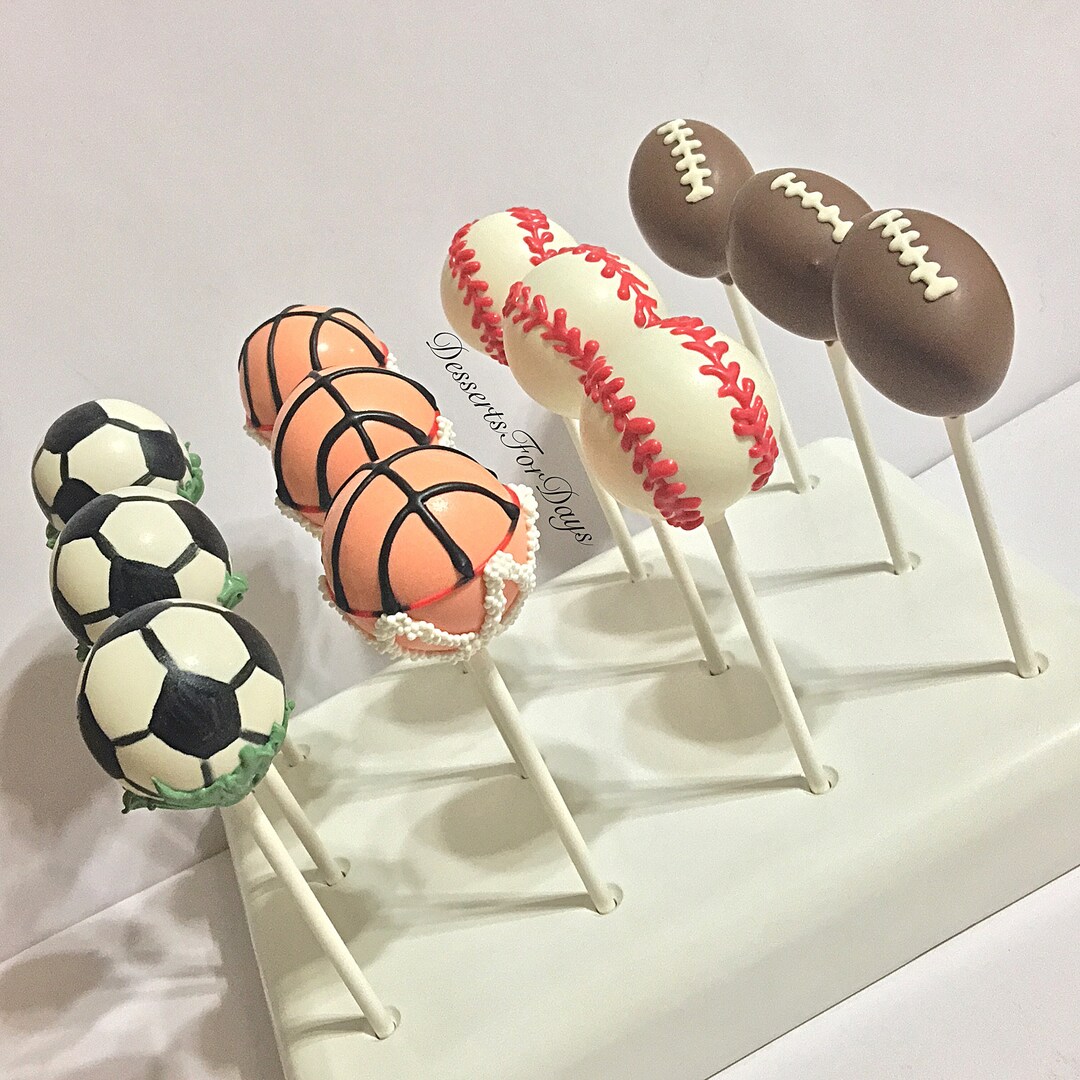 1dz. Sports Theme Cake Pops. Basketball Cake Pops. Soccer Cake Pops