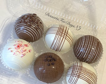 SINGLE Hot Chocolate Bomb. Individually wrapped Hot Cocoa Bombs.