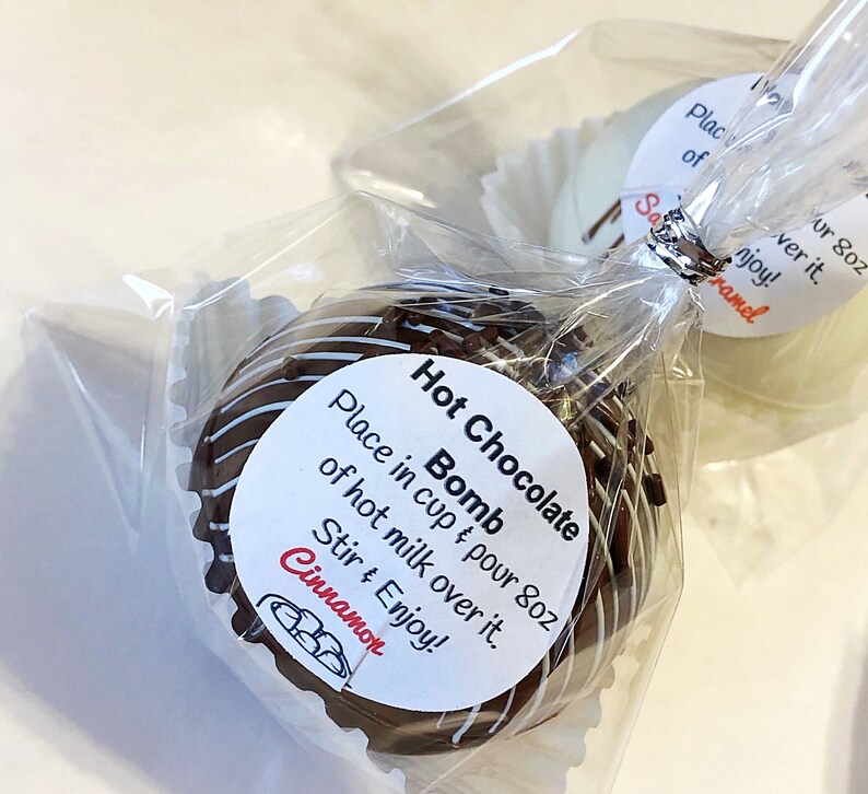 SINGLE Hot Chocolate Bomb. Individually Wrapped Hot Cocoa Etsy