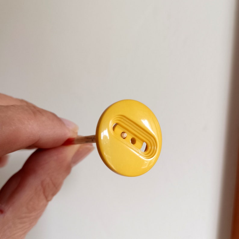2 Holes Buttons Blue Orange Yellow, Jacket Dress Buttons, Made in Italy