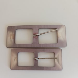 Boucle De Ceinture En Plastique Italie - Femme - Neuve Sans étiquette - Accessoire Mode