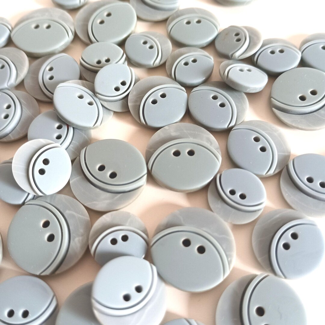 60 Light Blue Buttons: 18mm/15mm/13mm - Italian Fashion - Etsy