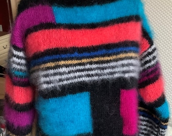 Mohair Sweater – Bright Blocks