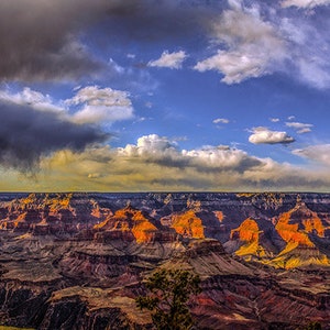 Dancing Shadows....Grand Canyon Sunset  Arizona  National Park  Landscape Photography  Nature Photo Home Office Decor Grand canyon poster