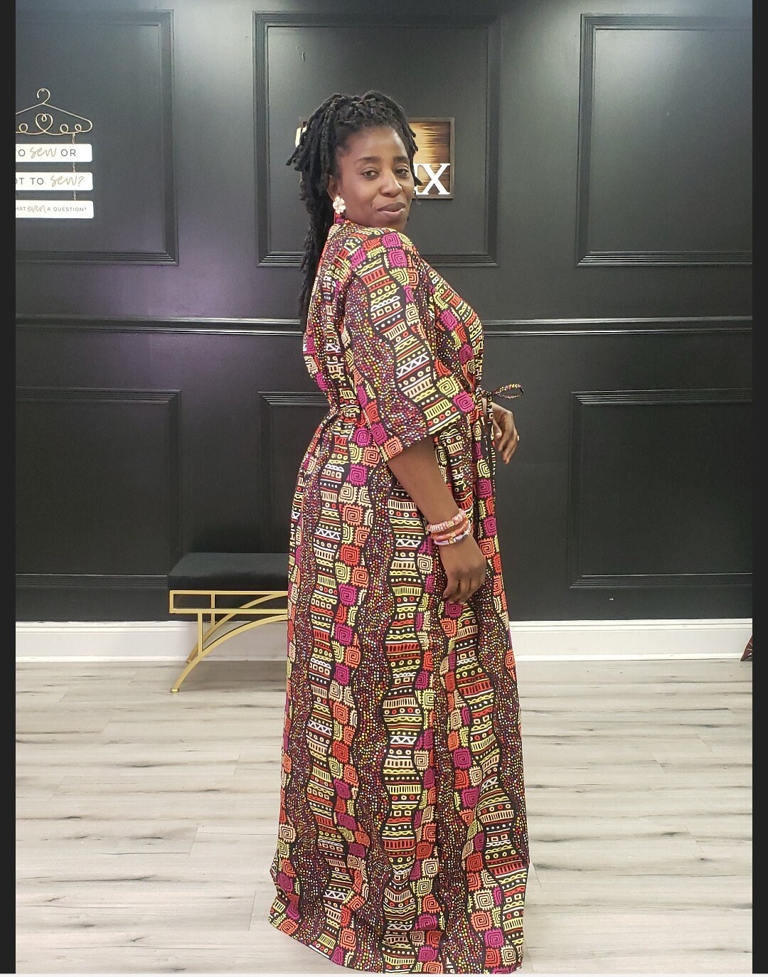 African Wax Print Dress - Etsy
