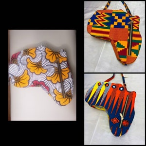 African Map Bag