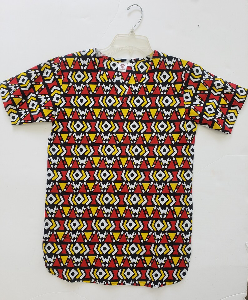 Kid's Majestic Dashiki And Print Elegance Shirt -Family collection
