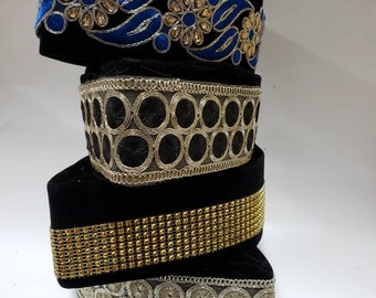 African Kufi Hat Groom and Groom&#39;s Men Nigerian Igbo Aboki Cap