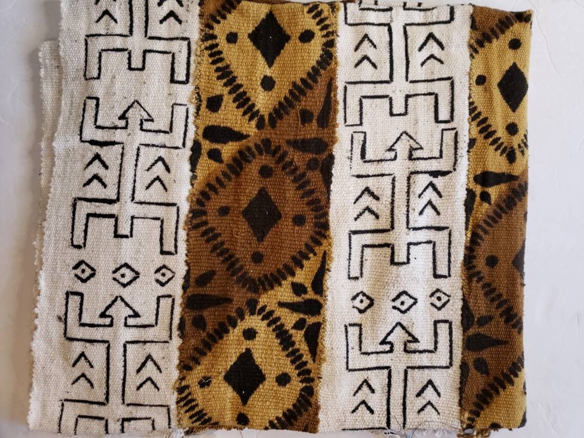 Mud Cloth Bogolan Mali Ivorian African Woven Fabric | Etsy