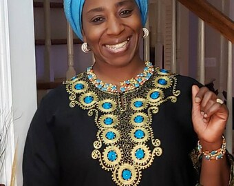 African Head Wrap Nigerian Turban Gele.