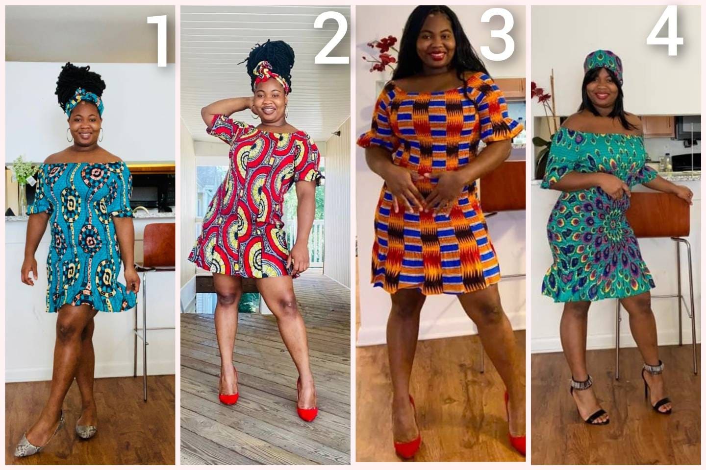 African Wax Print Ankara Short Dress (stretches) One Size - Etsy