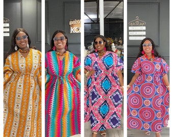 African Wax Print Ankara Kente Dress - Etsy