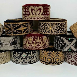 African Kufi Hat Groom and Groom&#39;s Men Hat Hausa Aboku Cap Igbo Cap Kuffi Coming2America Zamunda